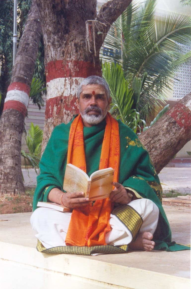 Prof. Krishna Murthy in a traditional setting